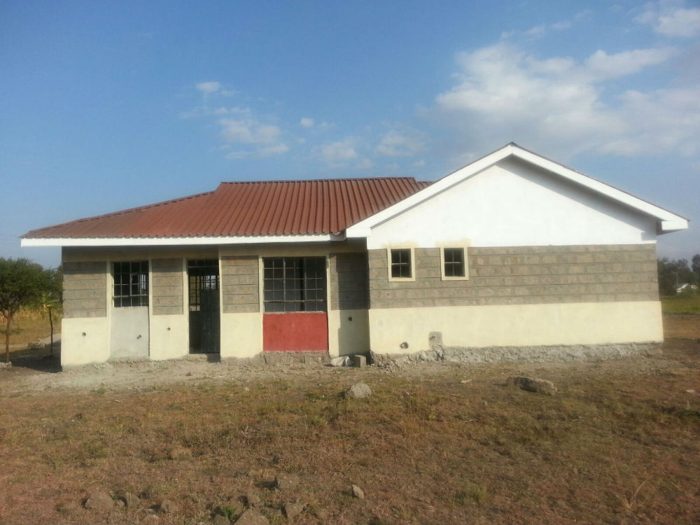 show house (back side) under construction