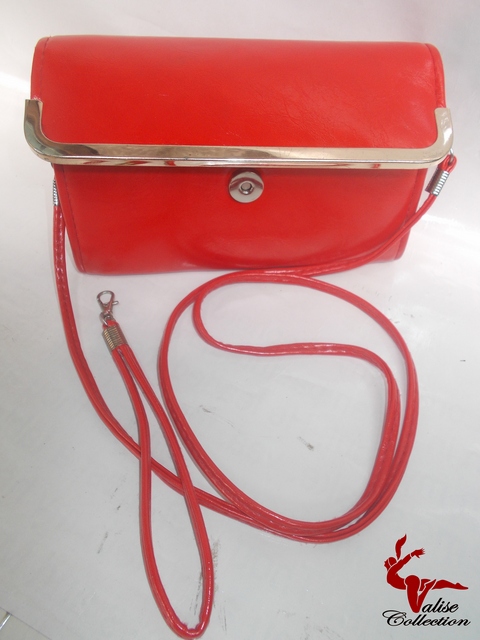 Red Clutch Slim Bag 4