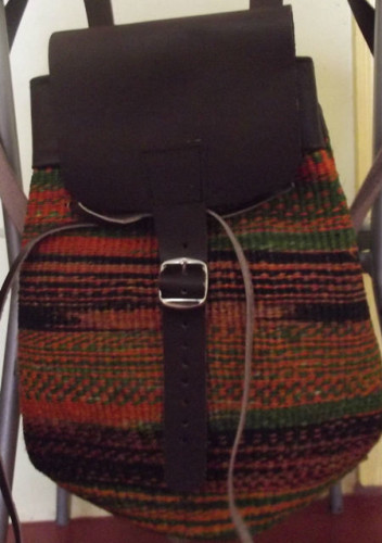 Fine Sisal Weave Backpack