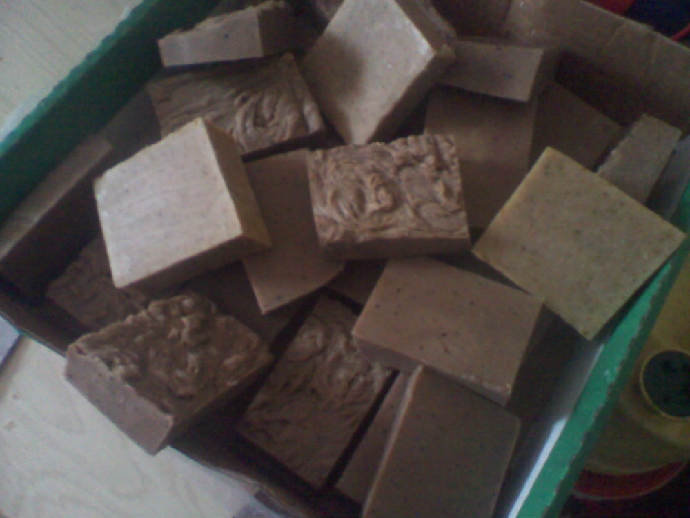 brown coffee soap
