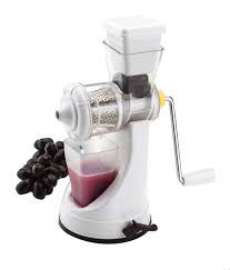 white juicer with grapes