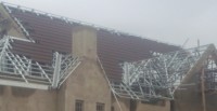 Roof covering on L.G.S