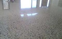 Polished concrete flrn