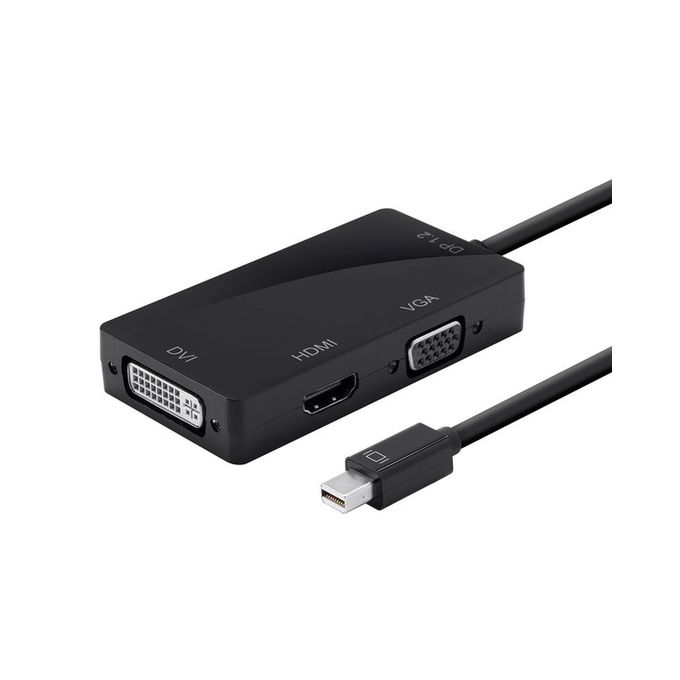 UNIVERSAL 3 in1 Mini Display Port Thunderbolt to HDMI DVI VGA Display adapter