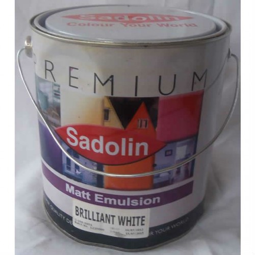 SADOLIN MATT EMULSION (BRILLIANT WHITE) 4 LTRS