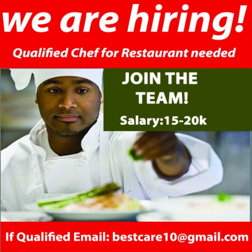 qualified chef