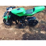 kid quad bike green