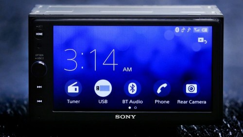 sony touch screen car stereo with bluetooth and backup camera