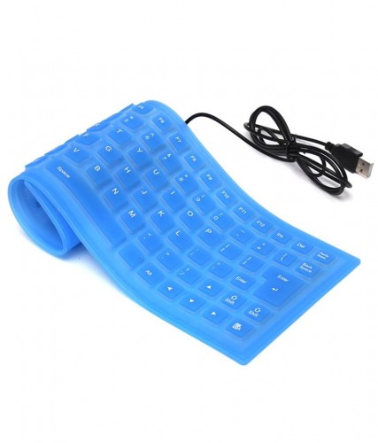 Foldable USB Flexible Silicone Keyboard@ Ksh 600.00