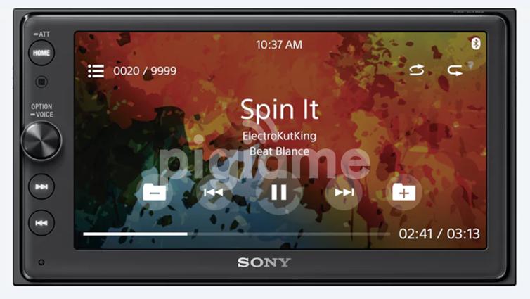 Sony screen radio bluetooth