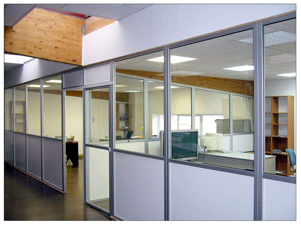 Aluminum partition office partition kenya usafi interiors 3