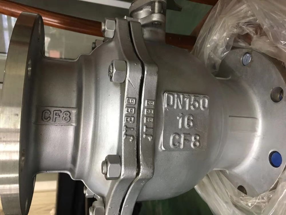 2 pc flanged ball valve