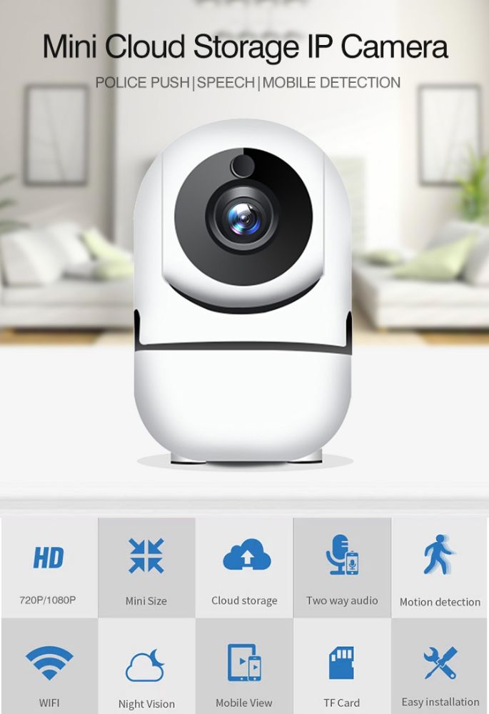 easy plug and play ip camera cloud storage