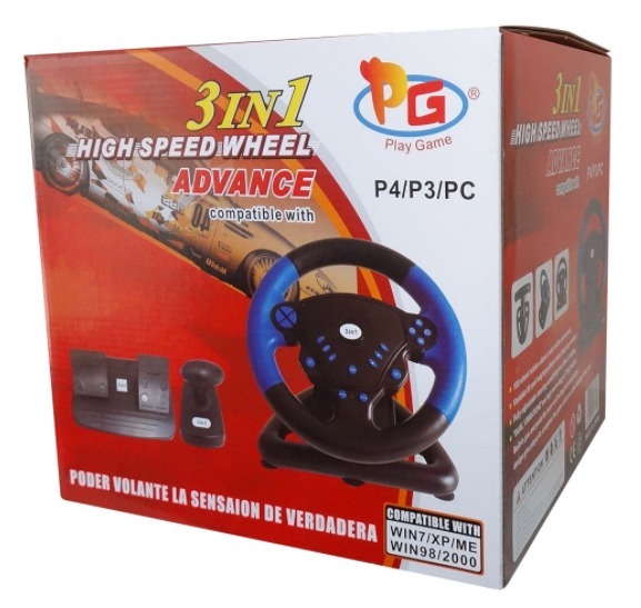 3 in 1 Steering wheel for pc ps3 and ps2@ Ksh 7500