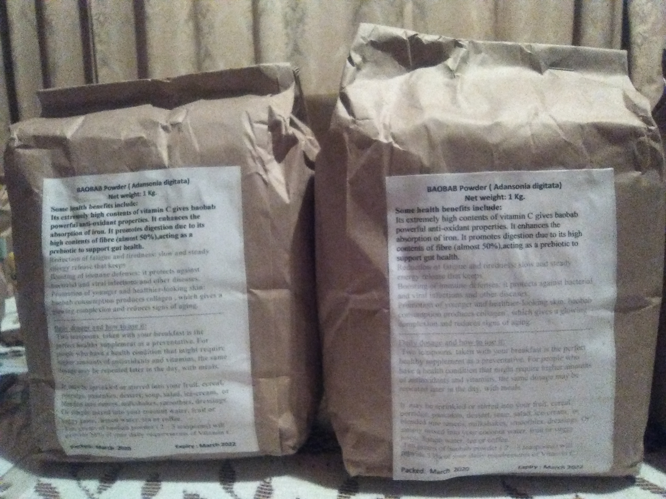 BAOBAB POWDER PACKED 1 KG