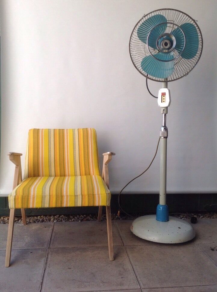 Vintage-Tall-Pedestal-Fan-Rallifan-Industrial-Floor-Retro