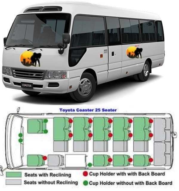 25 Seater Bus Interior